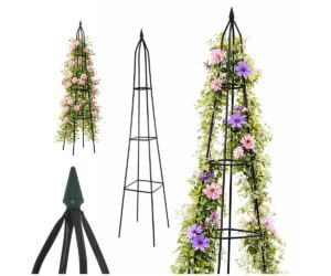 Aiapergola LUARO – elegantne tugi ronitaimedele, lilledega kaunistatud aiapergola