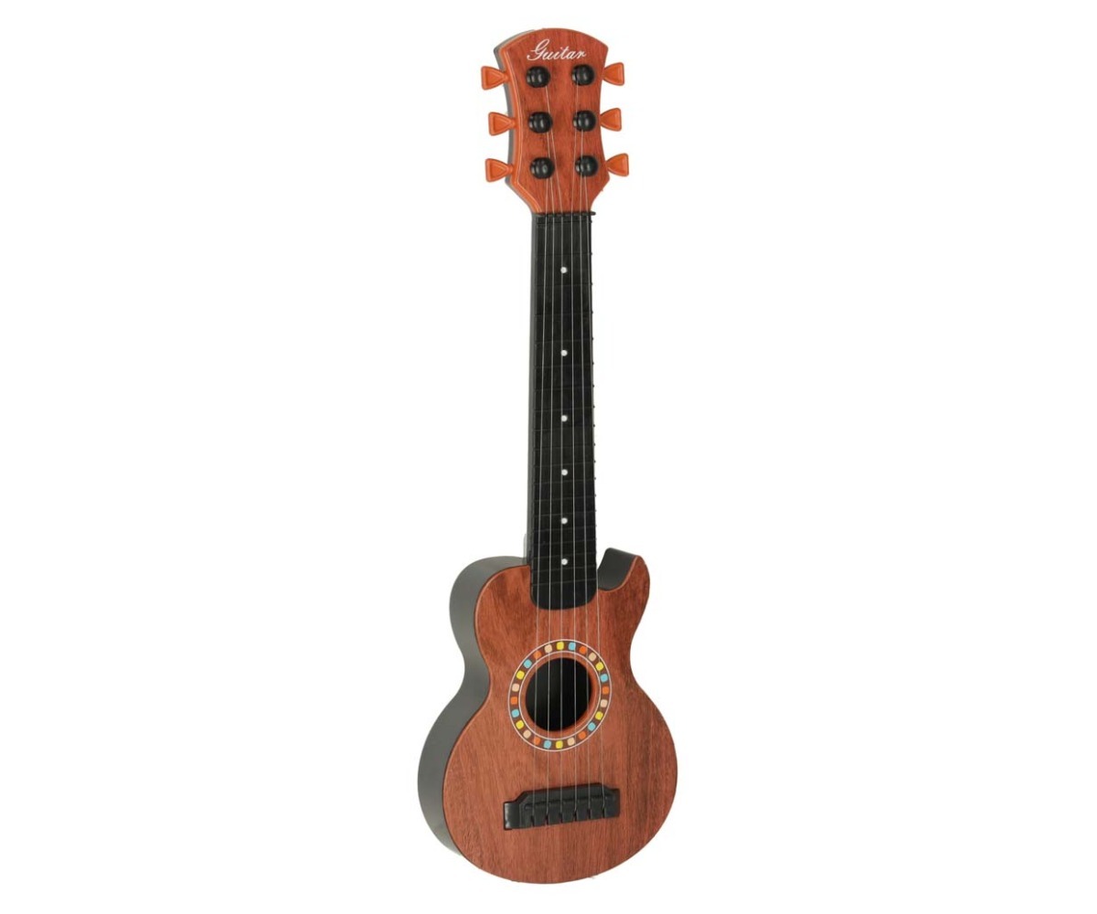 Laste klassikaline kitarr 6 keelt – (46,5cm) esiplaanipilt.