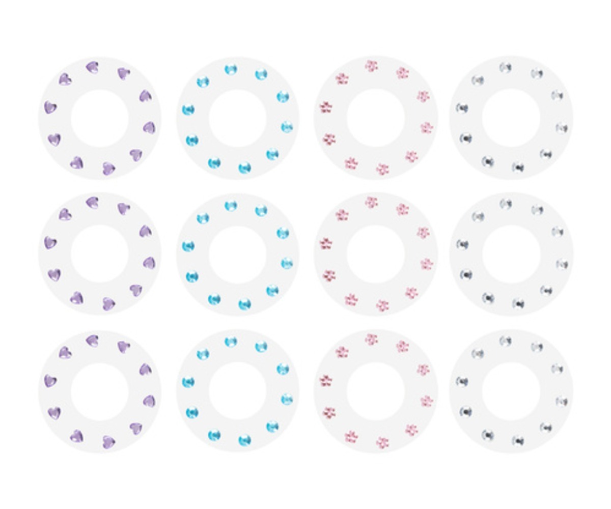 180 XXL kristalli, mis sobivad juuste ja riiete kaunistamiseks