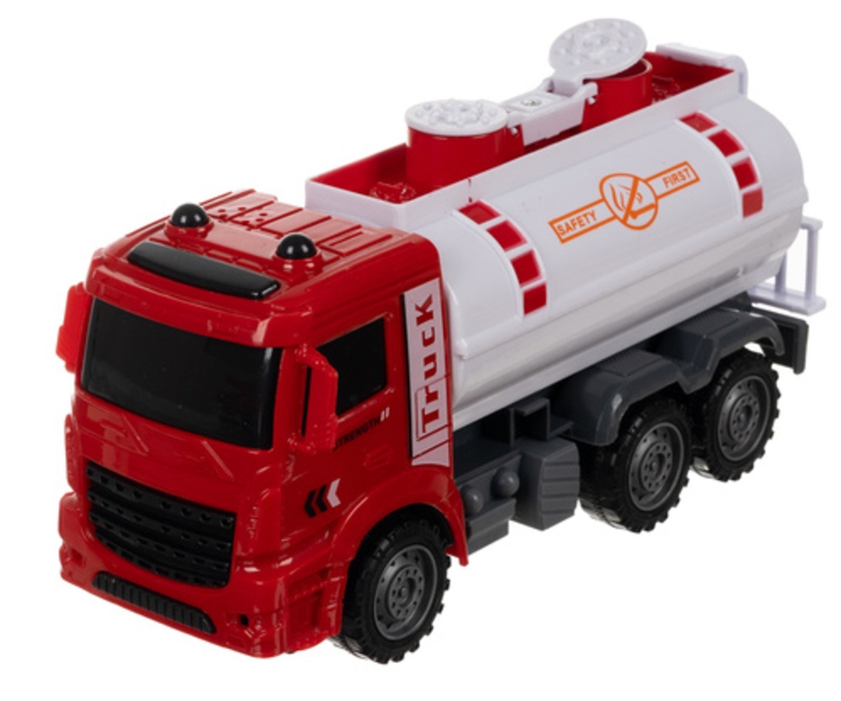 Punane tuletõrjeauto, osa tuletõrjeautode komplektist 6in1.