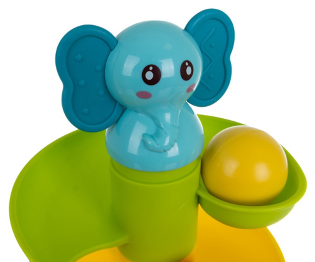 Pallitorn lastele – elevandi pea ja palli hoidik roheline