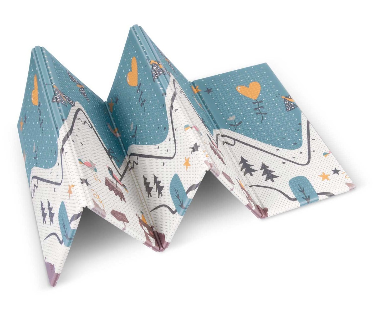 Kokkupandav vahtmängumatt 200×180×1cm - Nukido NK-340, kolmnurkne kuju