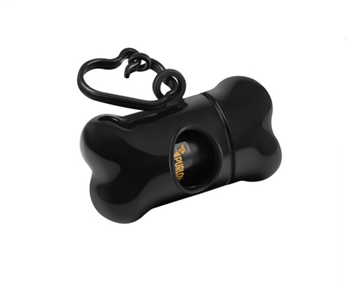 Kutsika pisikesele musta värvi taskule, osa jooksuvöö rihmaga suurele koerale kuni 50kg – Purlov.