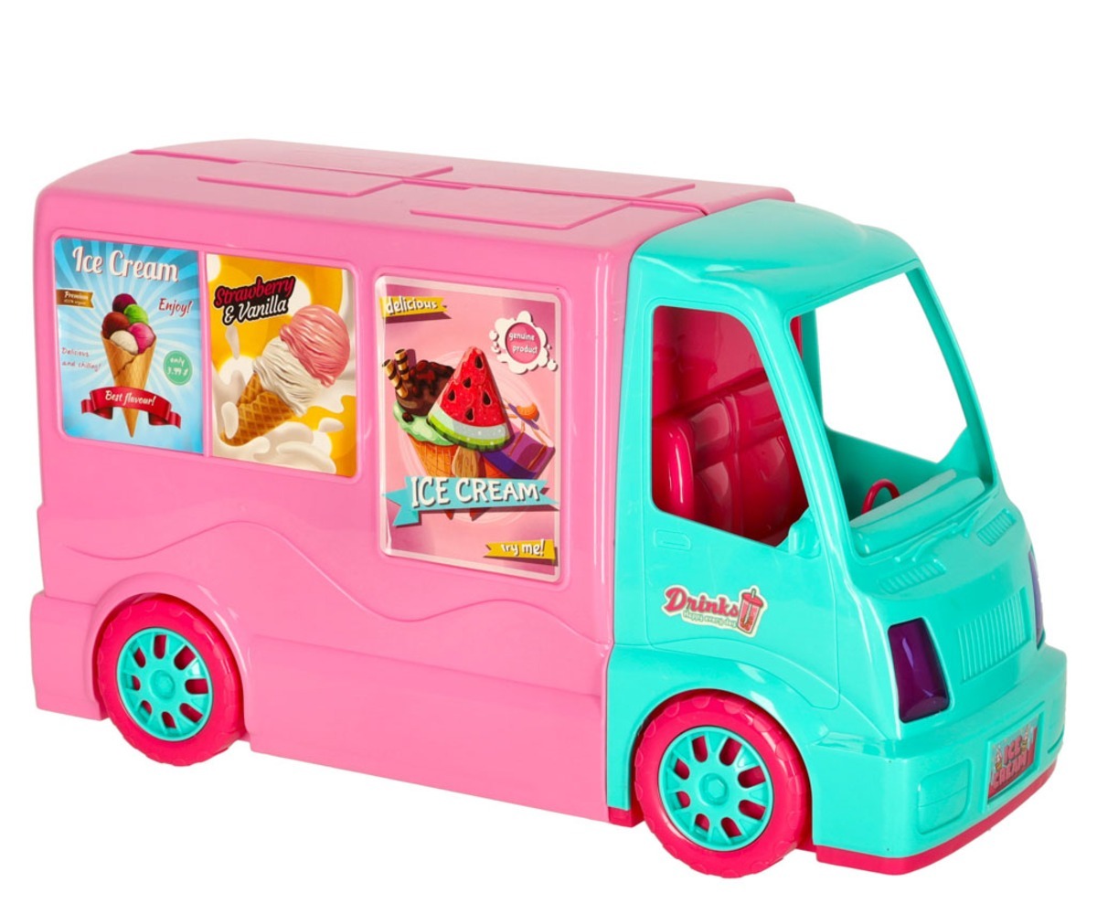 Nukuauto 2in1 matkaauto komplekt 21-osaline, detailitud külgvaade