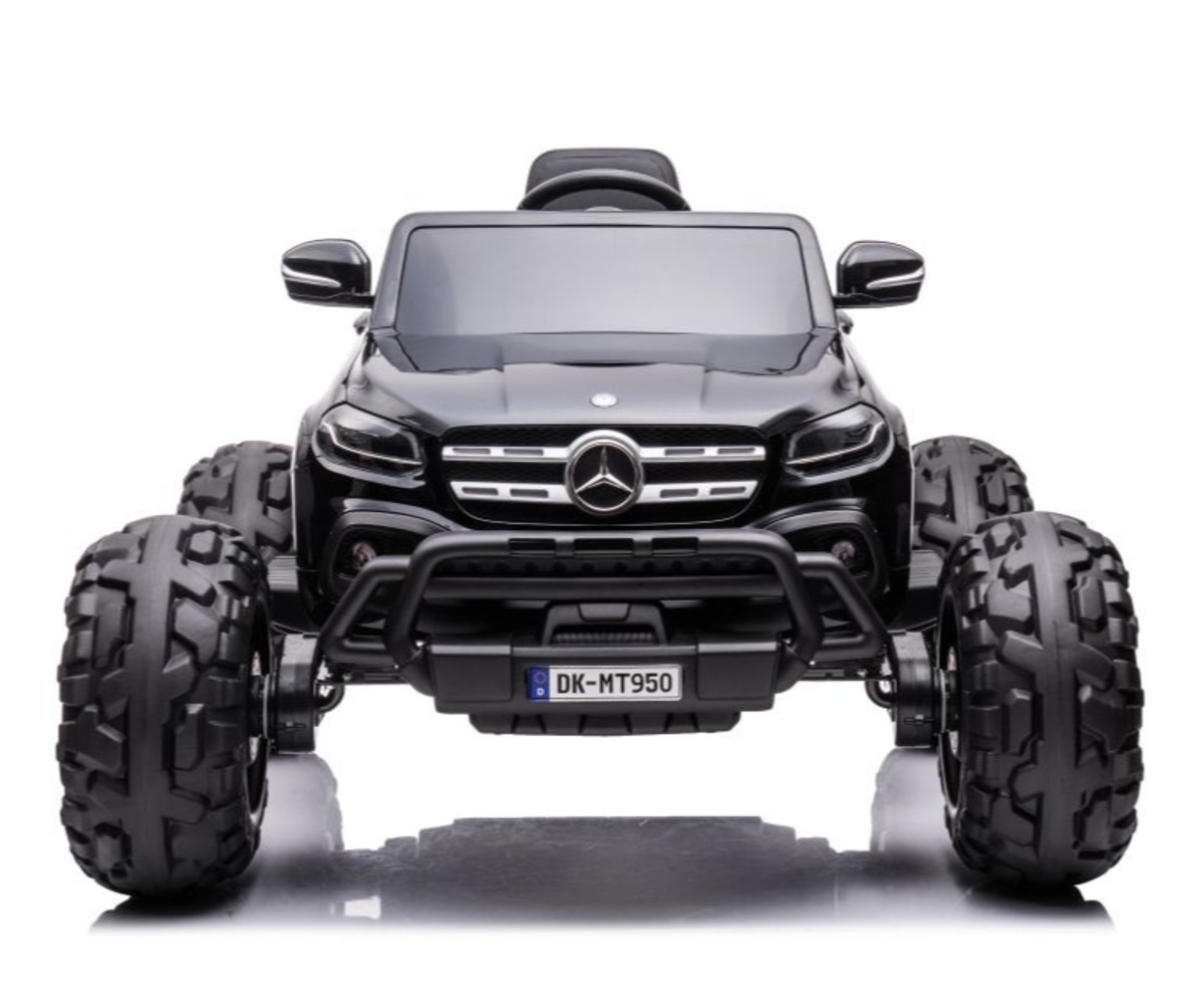 Elektriauto Mercedes DK-MT950 4x45W – must, esipoolne vaade.