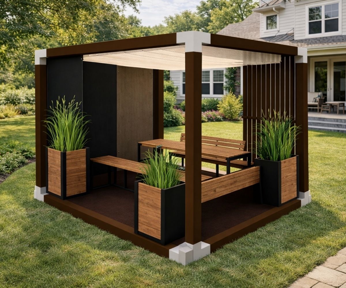 aiapergola 44402 vaade, taustaks koduhoov