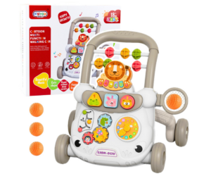 Komplekt koos lisatarvikutega – klotsid ja pallid pakendis.