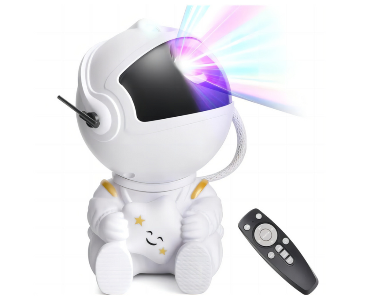 Laste toa täheprojektor rahustava valgusefektiga.