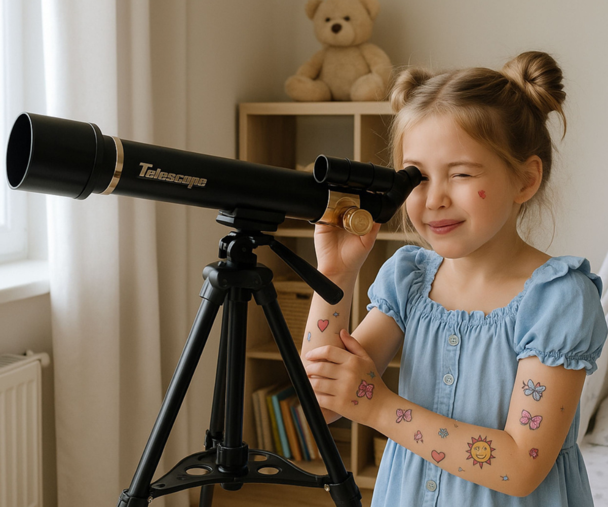 Hariv teleskoop statiiviga kuni 1,35 m kõrguseni