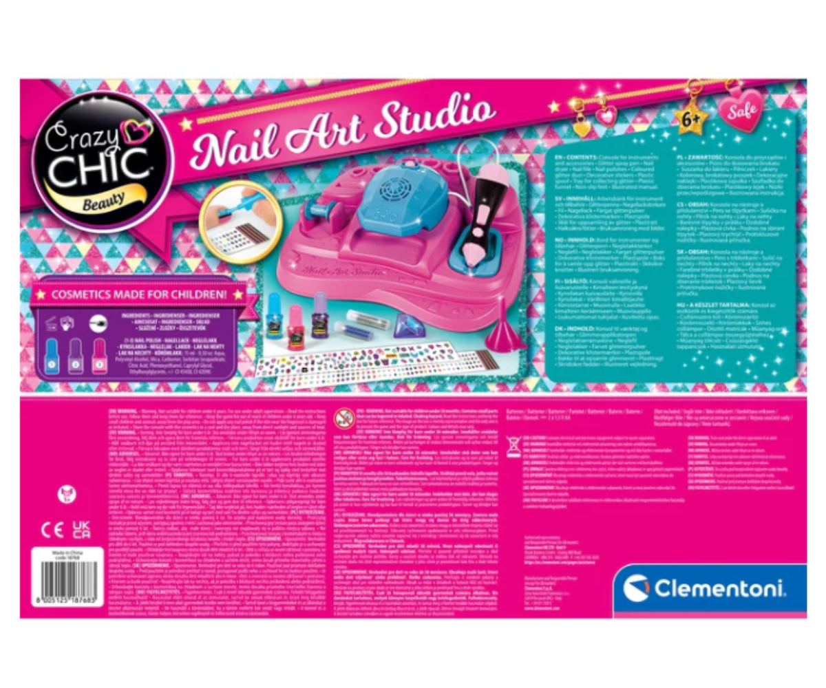 Küünelaki kuivataja ja sädeluse aplikaatori detailvaade.