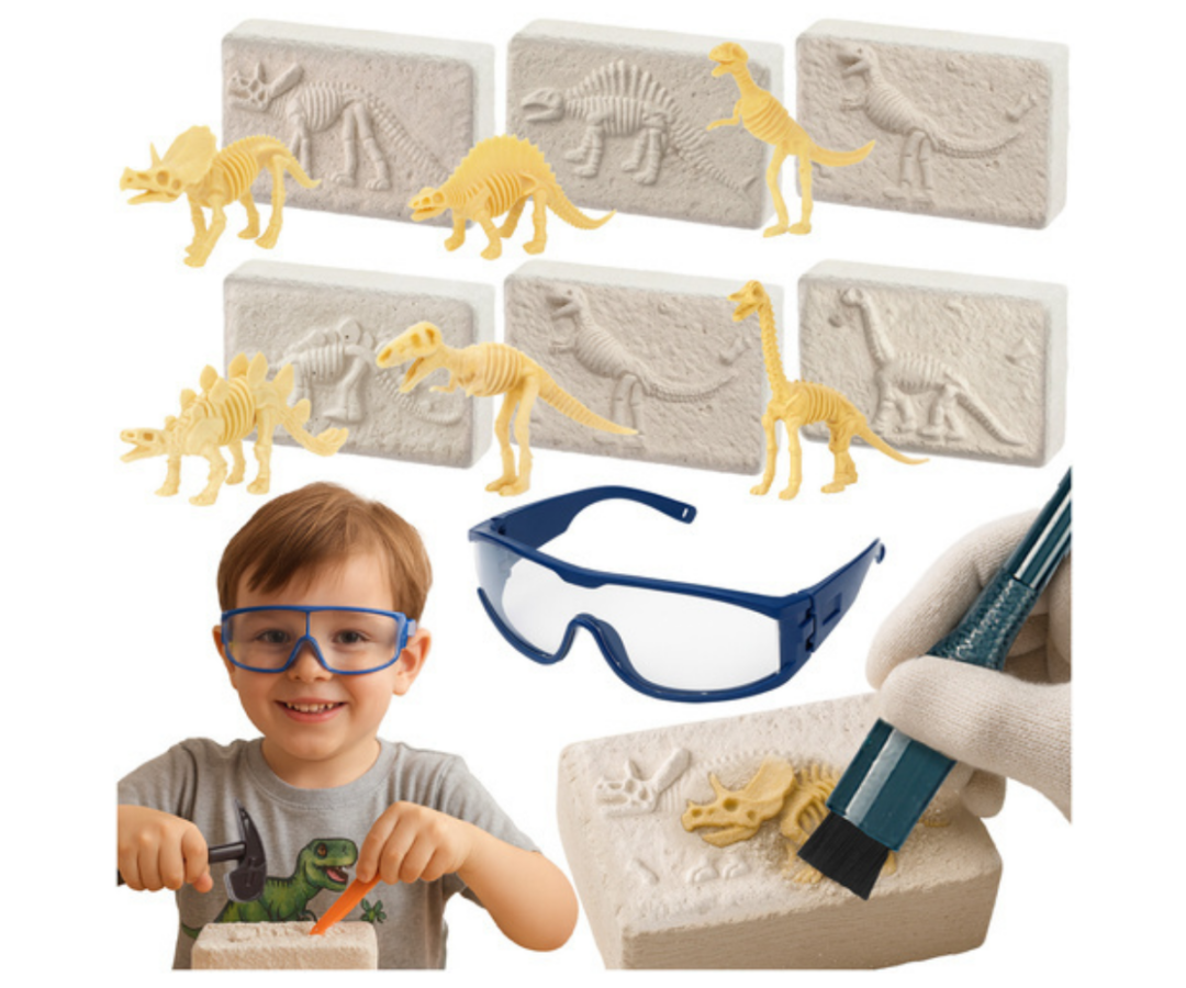 Dinosauruse skeleti kokkupanek – loov ja õpetlik tegevus lapsele