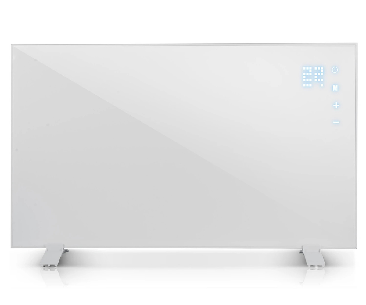 Energiasäästlik infrapuna küte kaasaegses minimalistlikus interjööris.