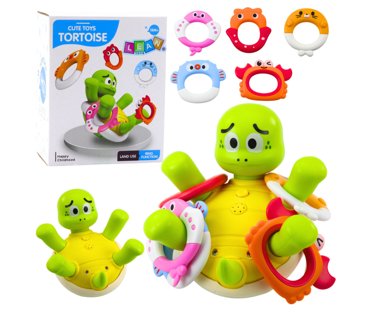 Arendav interaktiivne vannimänguasi kilpkonnaga veega mängimiseks