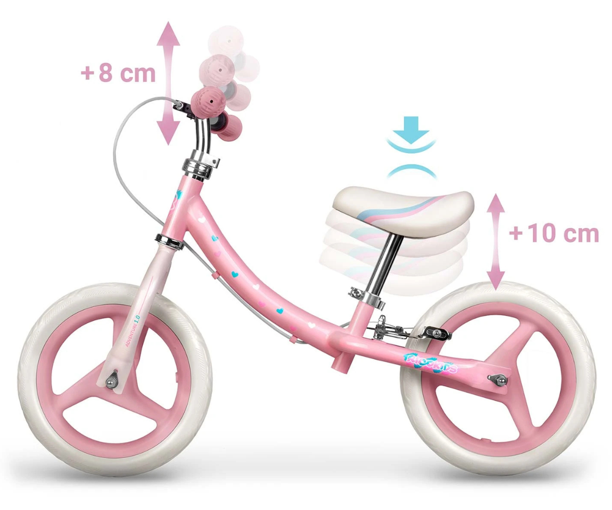 Ergonoomilise istme ja libisemiskindlate käepidemetega laste ratas