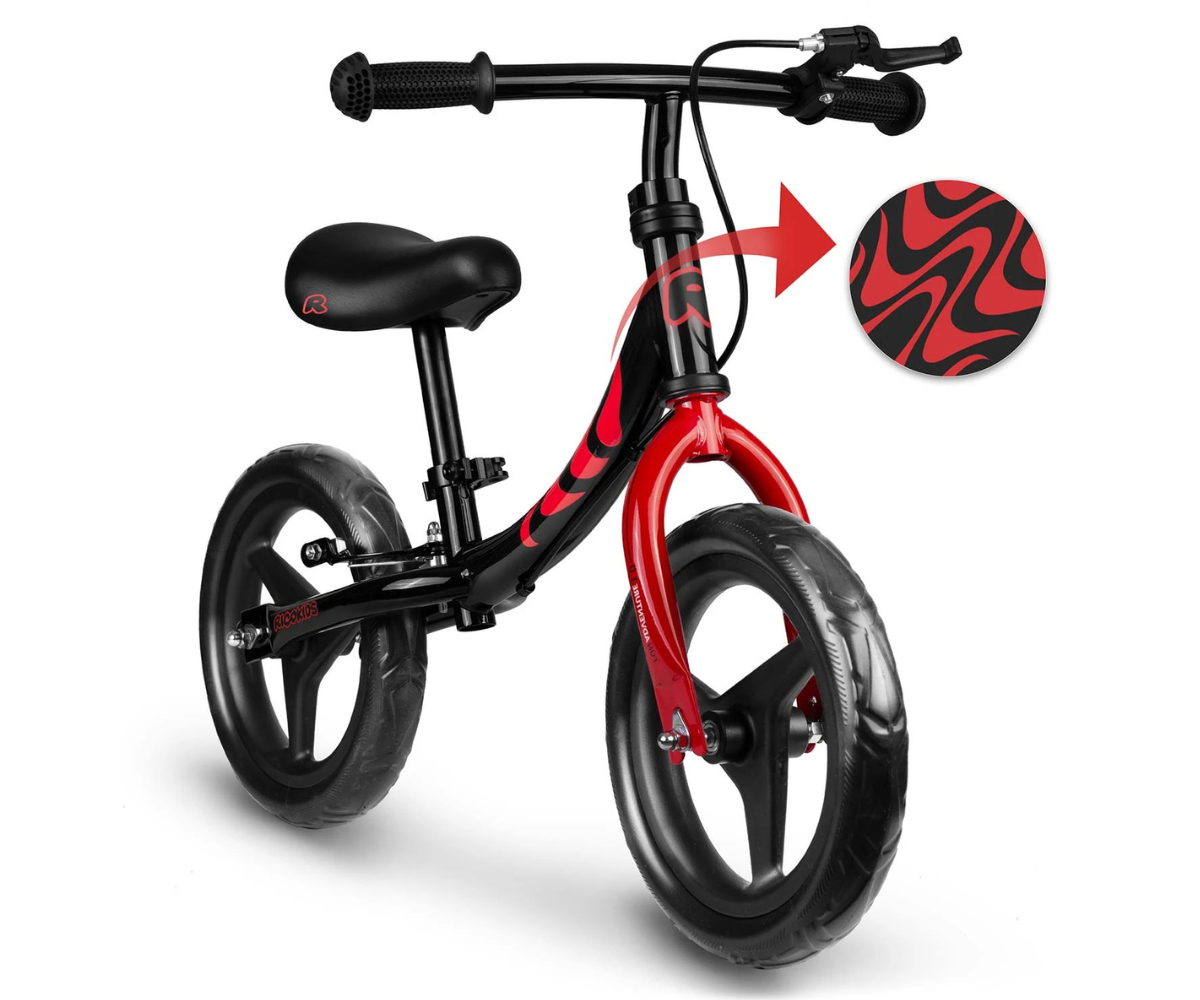 Arendav jooksuratas, mis valmistab lapse ette jalgrattasõiduks