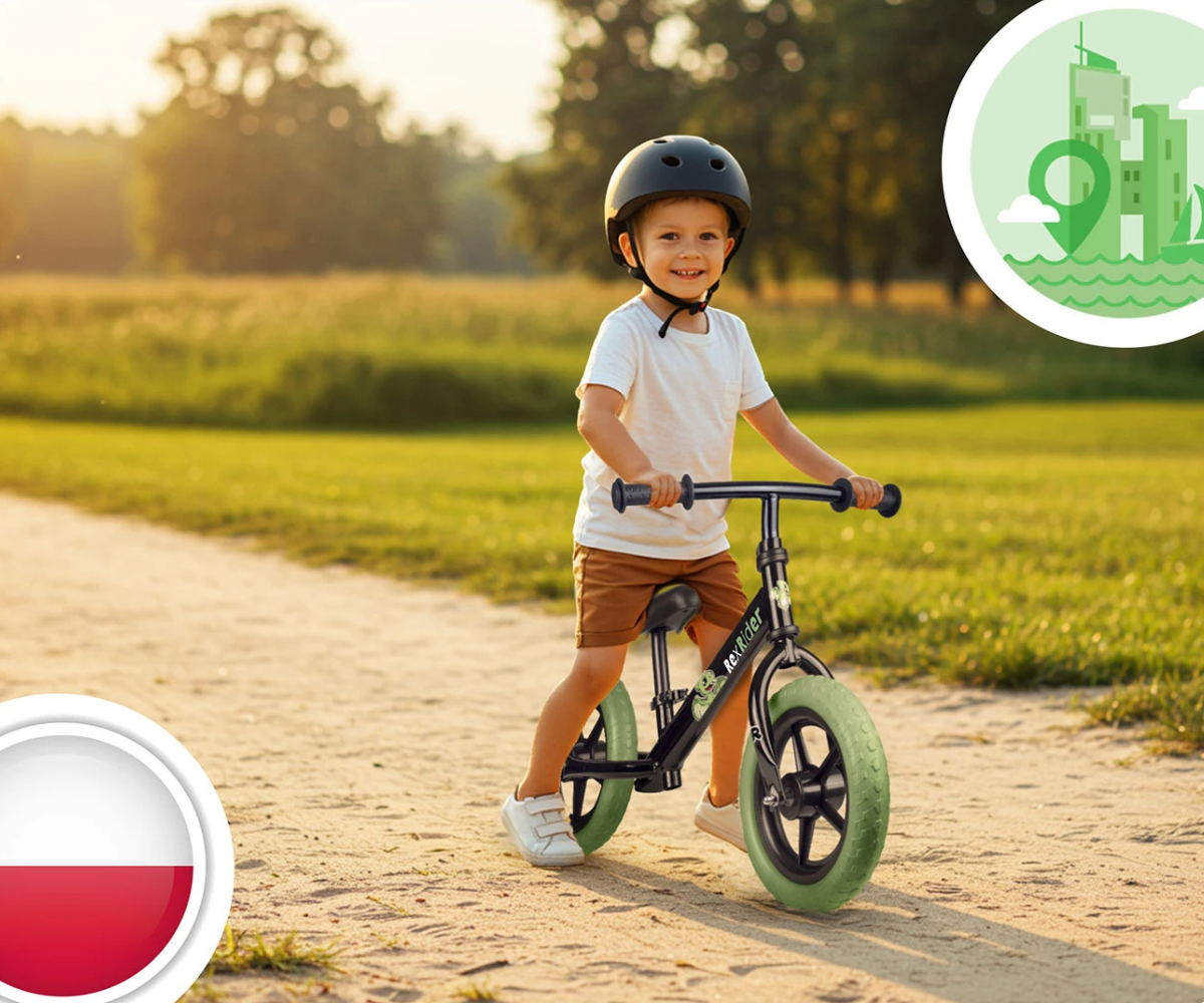 Ergonoomilise disainiga jooksuratas väikestele rattasõpradele