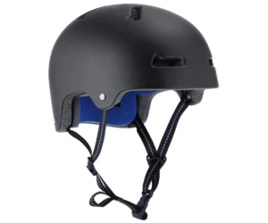 Must kaitsekiiver 51–54 cm – ideaalne noorele ekstreemspordi harrastajale.