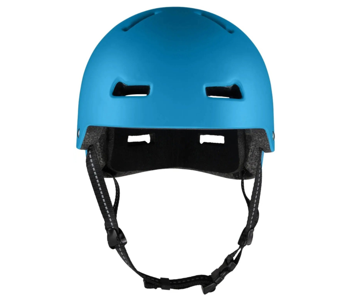 Light blue In-mold tehnoloogiaga kaitsekiiver rulale ja tõukerattale.