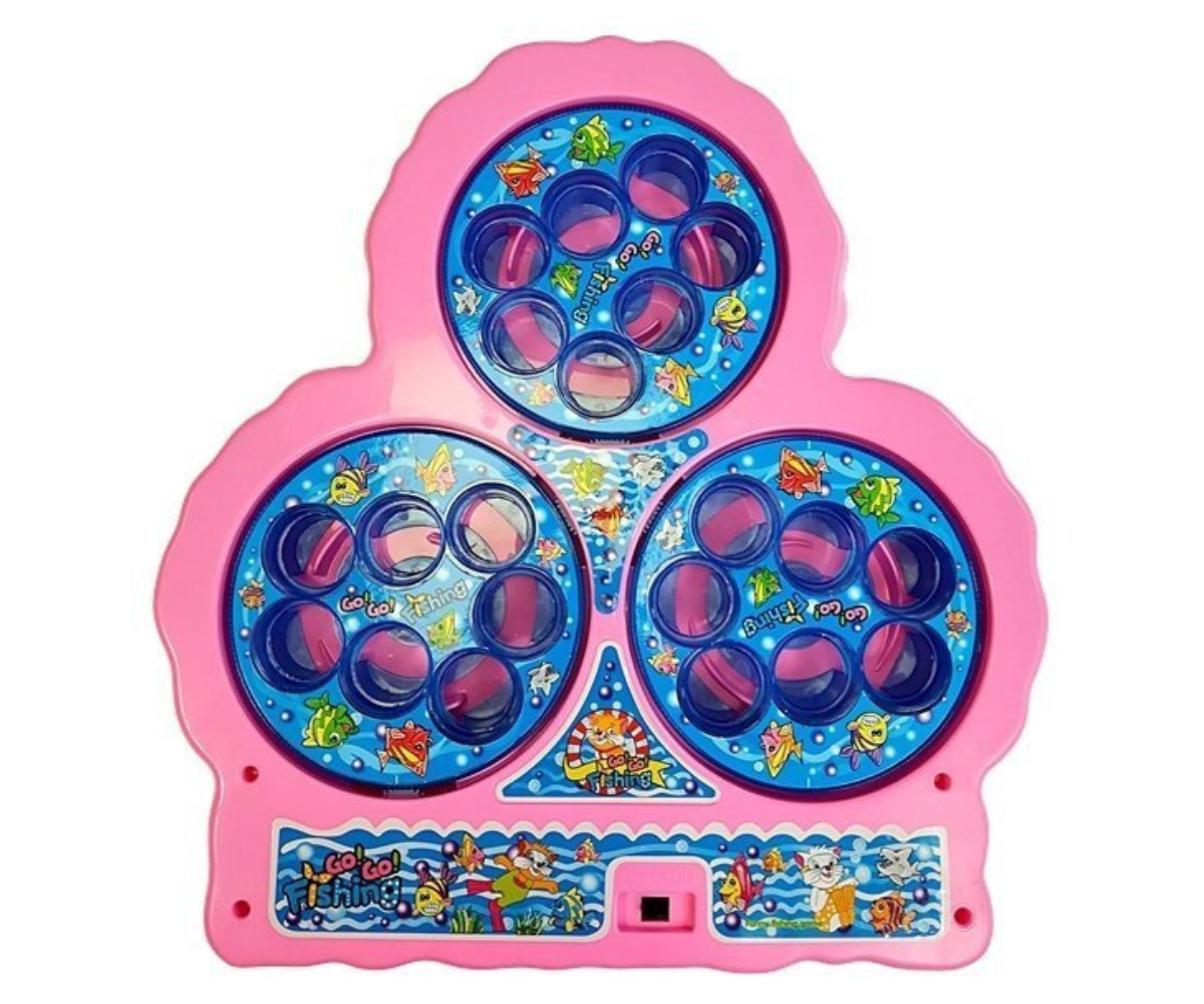 Patareitoitel kalapüügi pere mäng reaktsiooni arendamiseks.