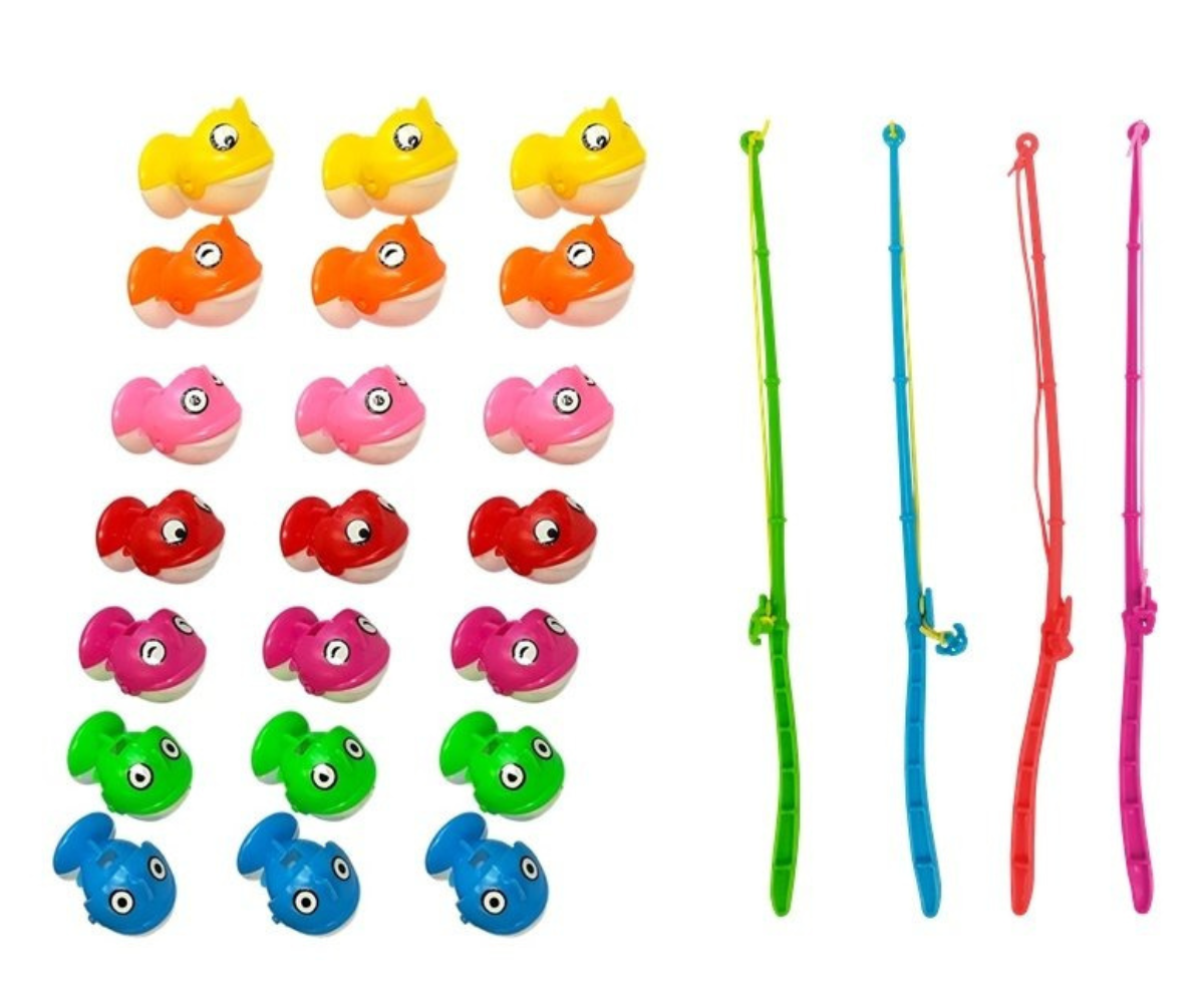 Laste osavusmäng 4 õnge ja 21 kalaga.