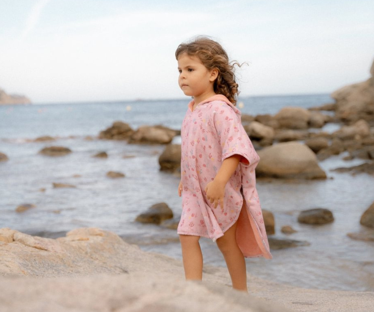 Pehme froteest pontšo rätik lapsele randa ja spaasse