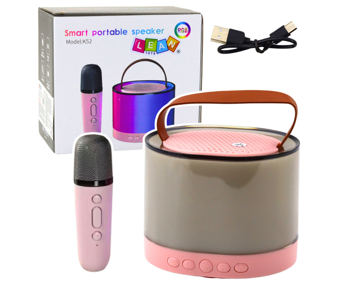 Laste karaokekomplekt sangaga – selge heli ja efektne valgus.