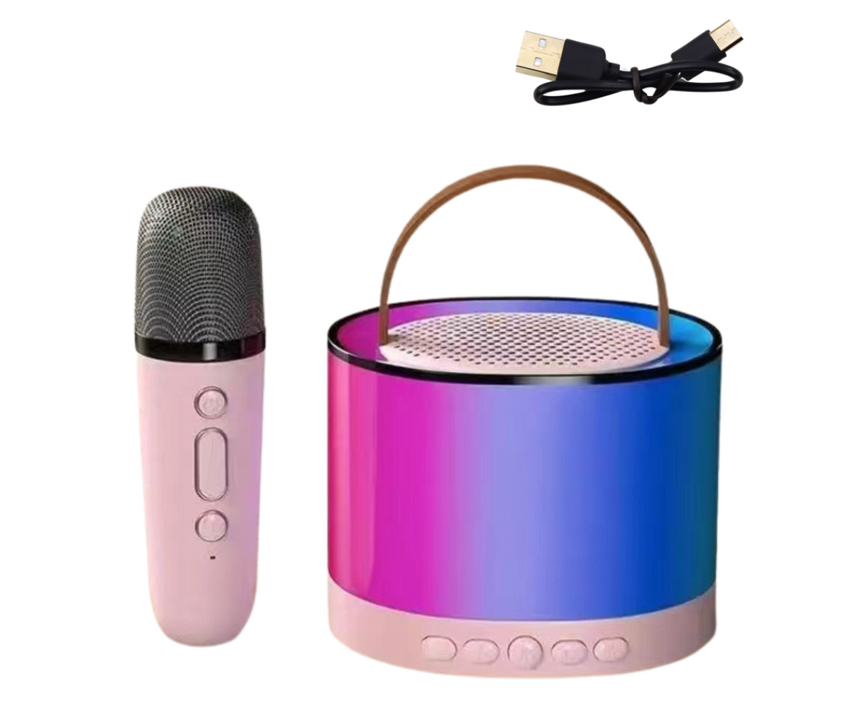 Juhtmevaba mikrofoniga karaokekõlar – lõbus muusikaelamus kodus ja reisil.