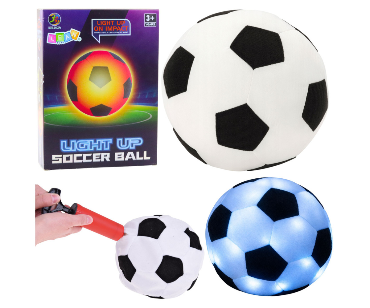 Arendav jalgpall lastele, mis vilgub löögi ja põrke korral