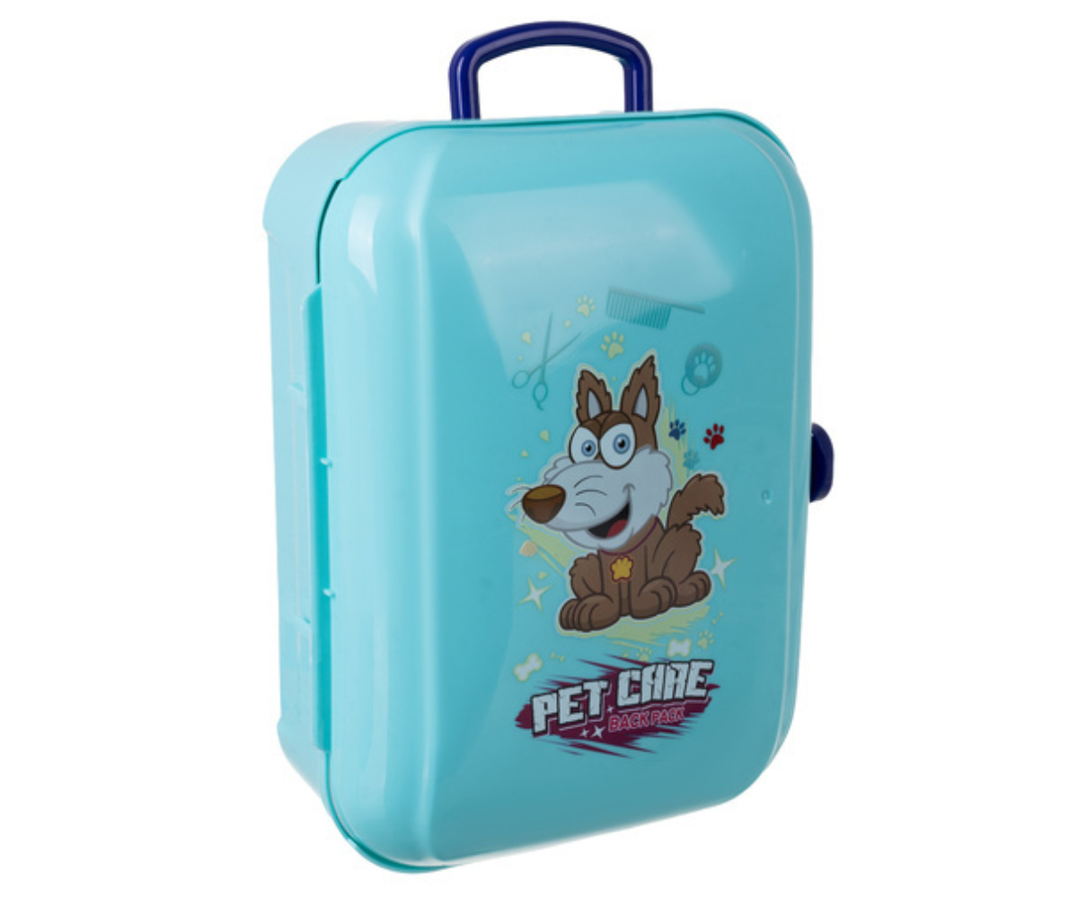 Laste lemmiklooma hooldusmäng tarvikutega