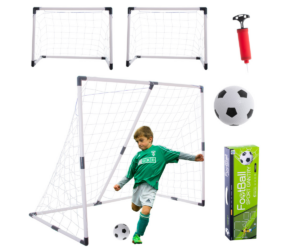 Arendav spordimänguasi lastele jalgpallivärava komplekt