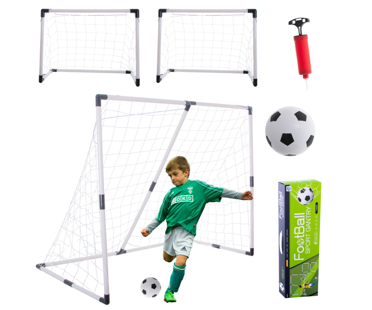 Arendav spordimänguasi lastele jalgpallivärava komplekt