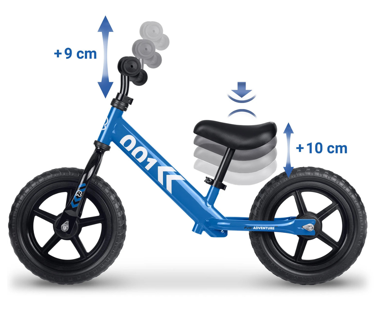 Reguleeritav juhtraud kõrgusega 53–62 cm.