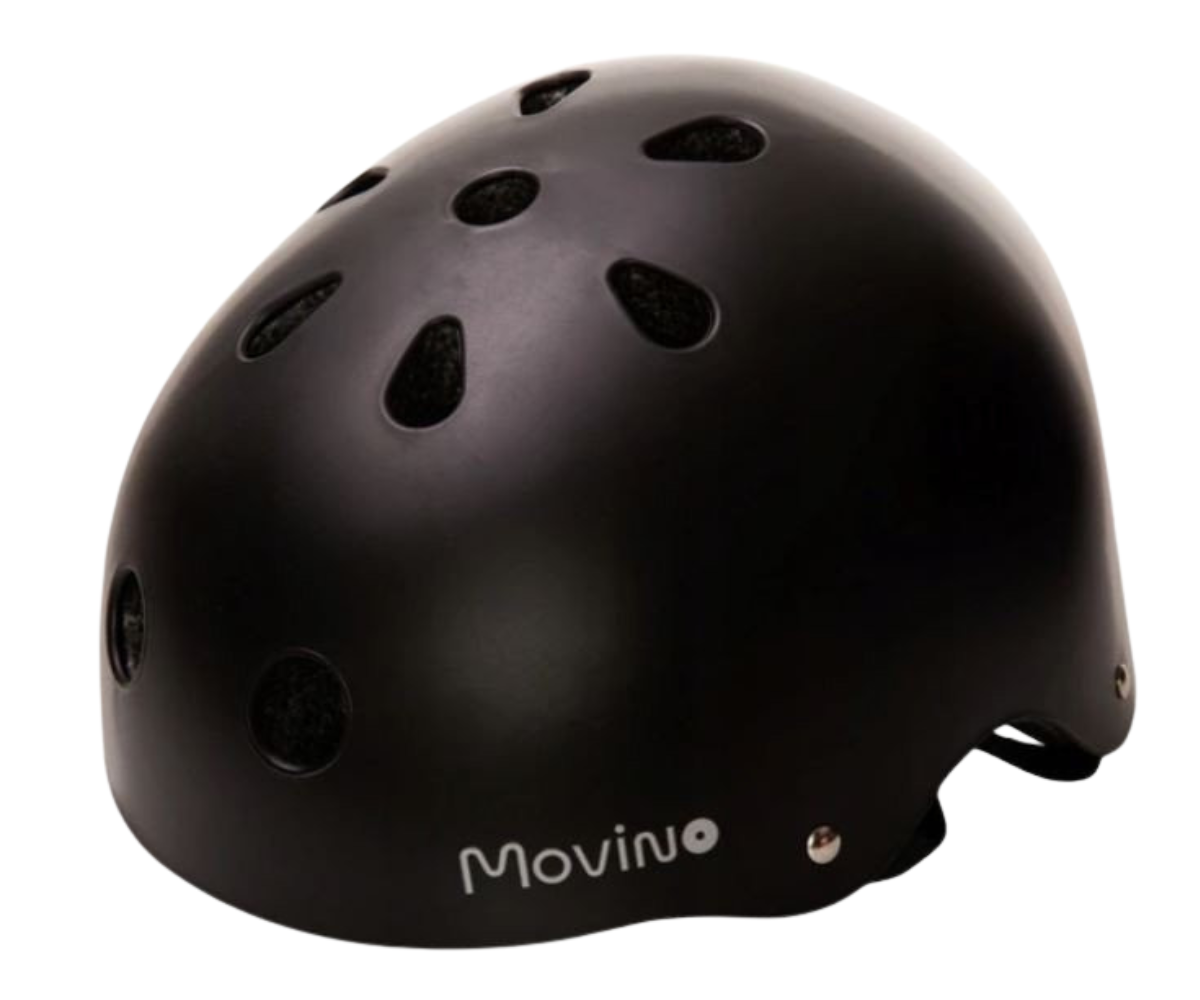 Must Movino kiiver küljelt – reguleeritav ja mugava istuvusega.