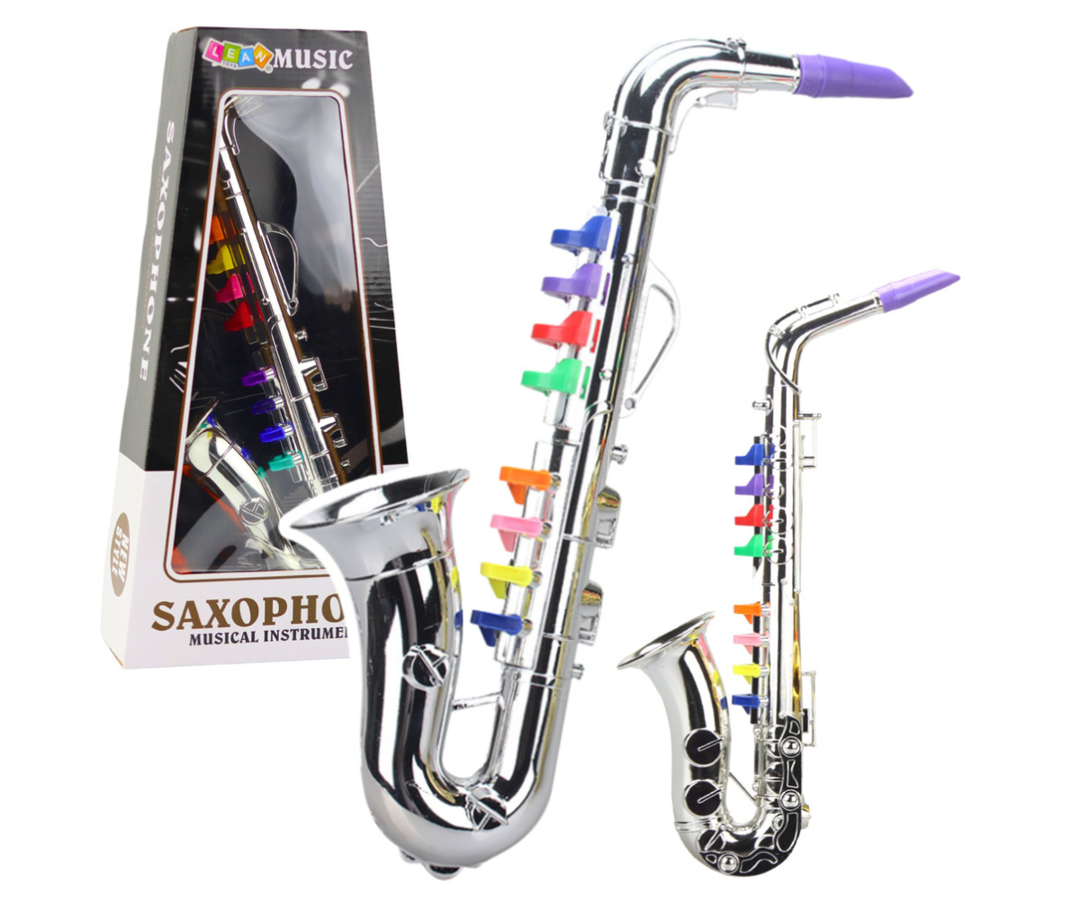 Arendav mängusaksofon lastele muusikatundideks ja mängimiseks