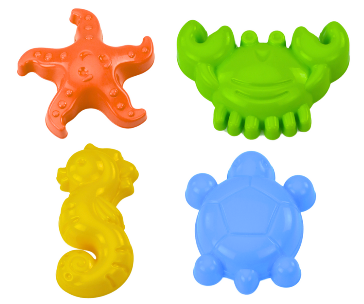 Laste liivavormid liivakasti ja rannamängudeks