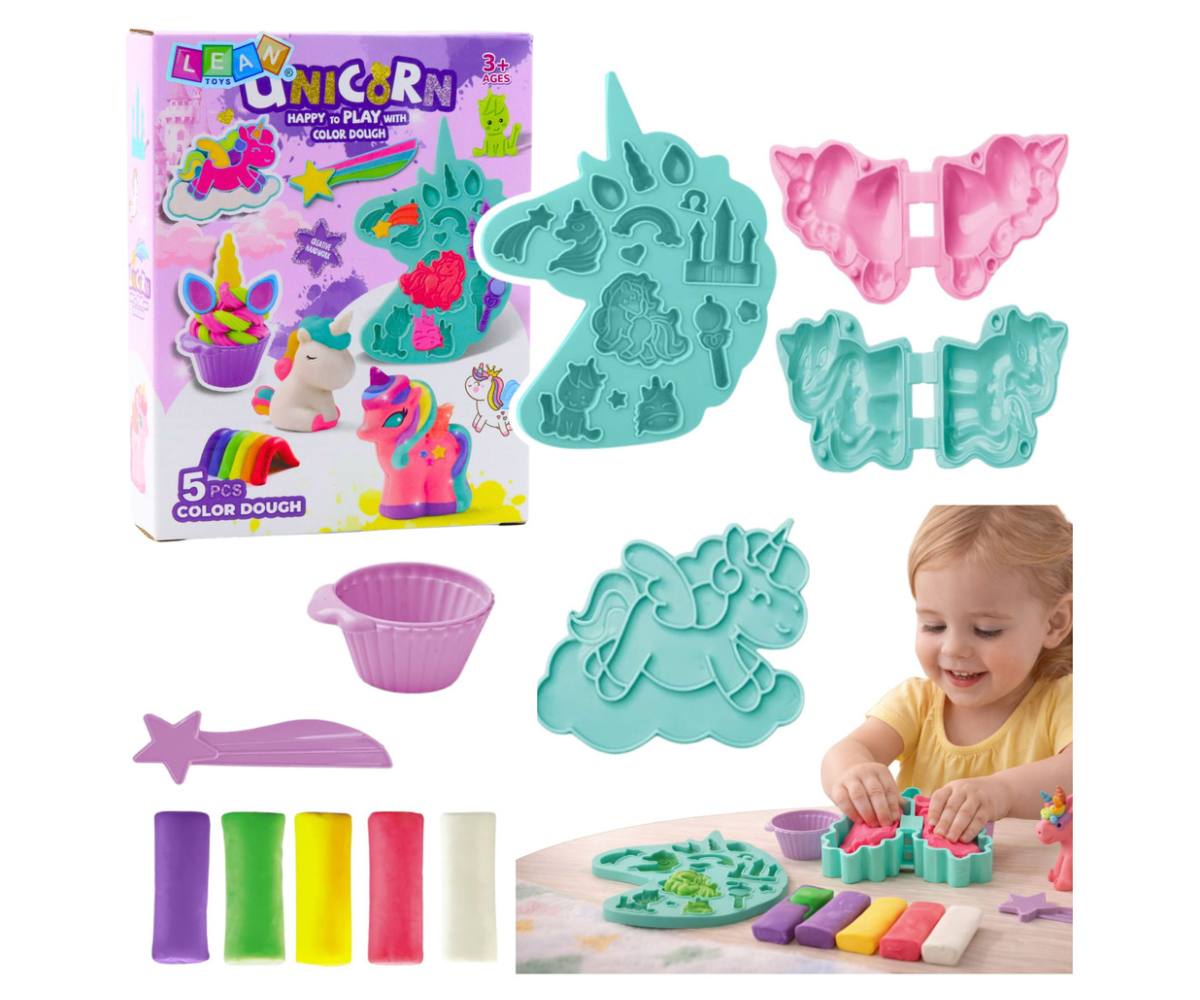 Värviline ükssarviku meisterdamiskomplekt loovaks ja arendavaks mänguks