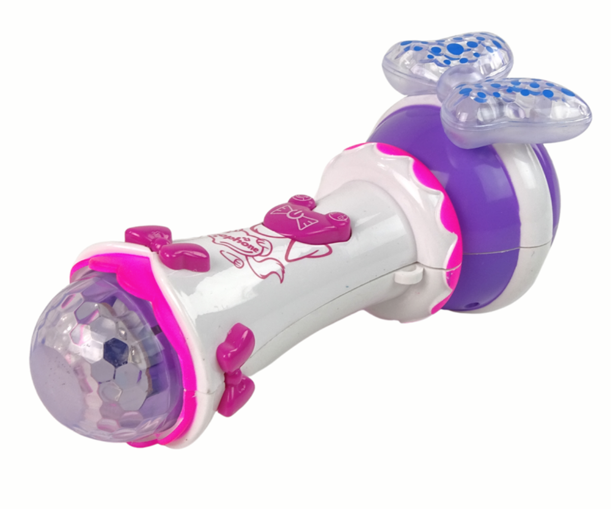 Karaoke mikrofon koos MP3/telefoni ühenduskaabliga – võimalus laulda lemmiklugude saatel.