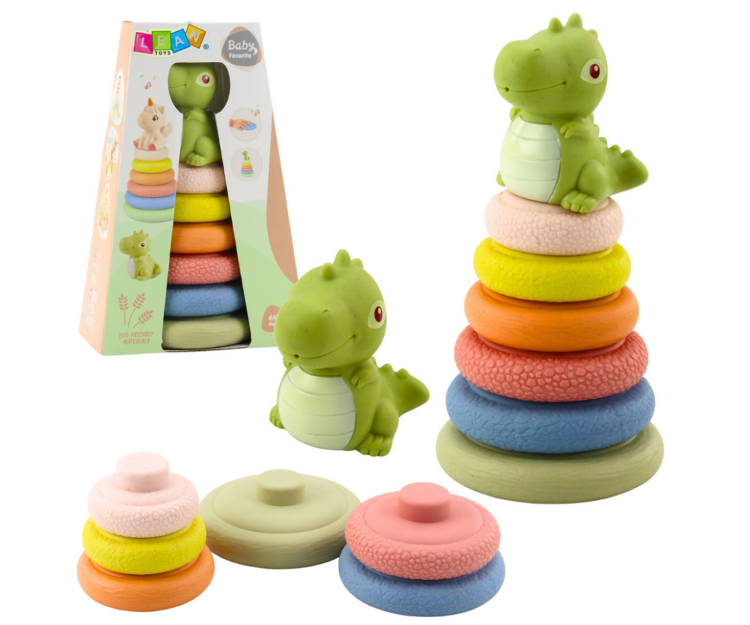 Arendav sensoorne mänguasi beebile dinosauruse figuuriga