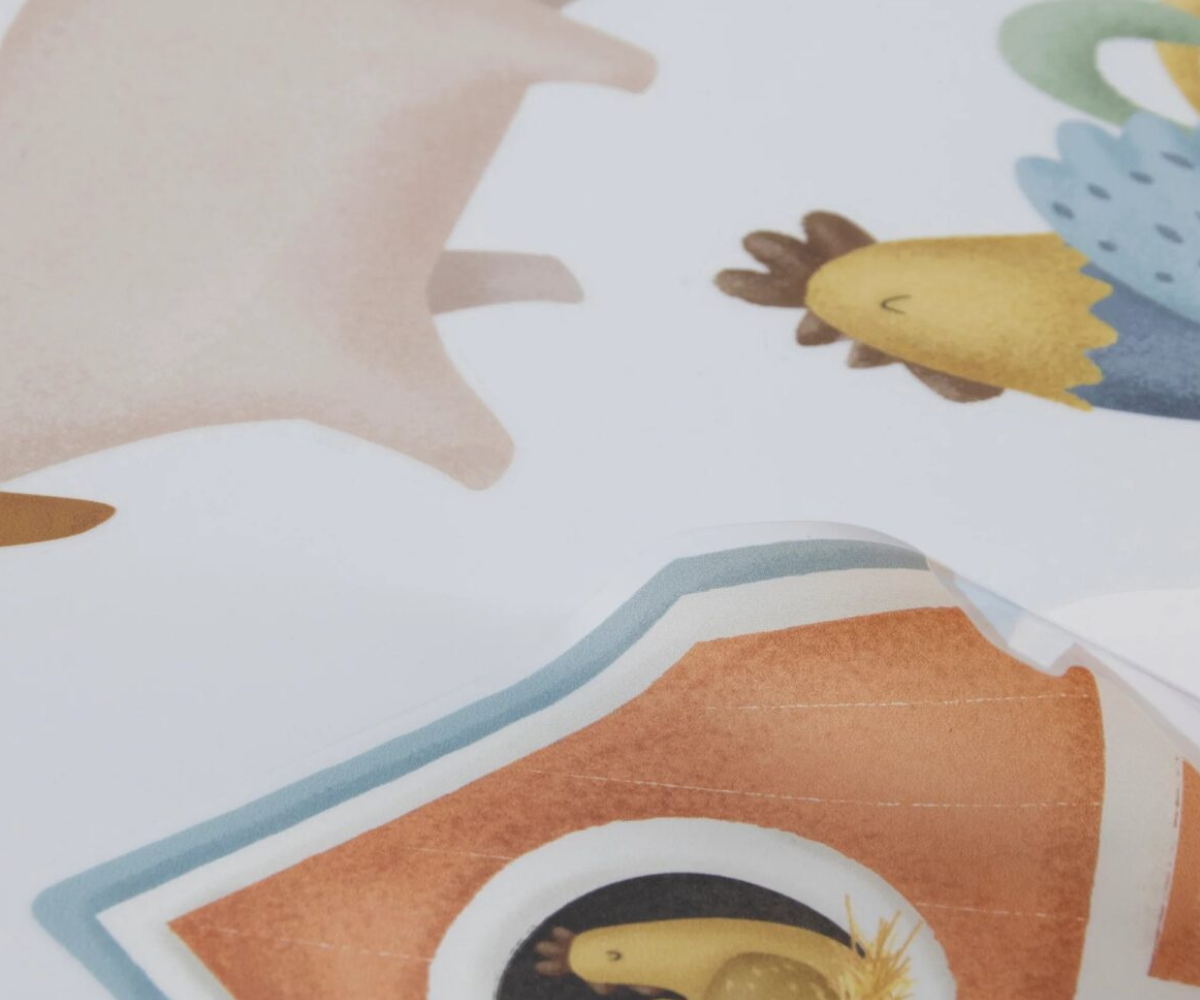 Laste seinakleebised taluloomadega Little Dutchilt