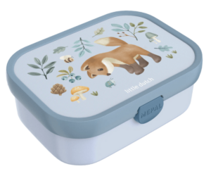 Metsateemaline Little Dutch toidukarp kahvliga kooli ja lasteaeda