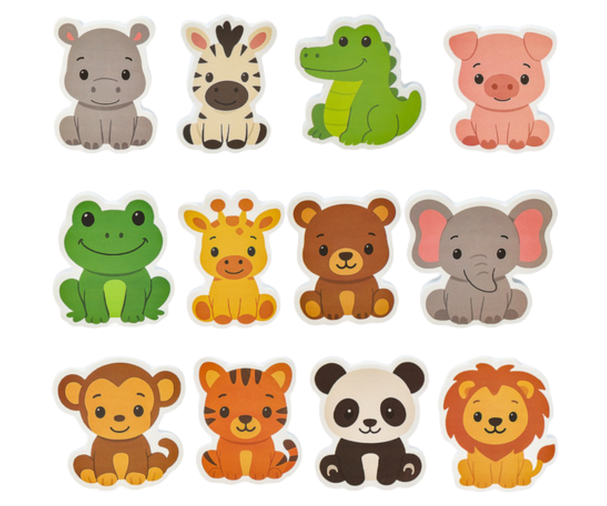 Vannimänguasjade komplekt võrkkotiga mugavaks hoiustamiseks