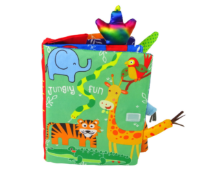 Raamat suletuna takjakinnitusega – kompaktne ja kaasaskantav disain.