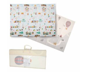 Kahepoolne kokkupandav vahtmatt 150x200cm – tänav, multikatega disain