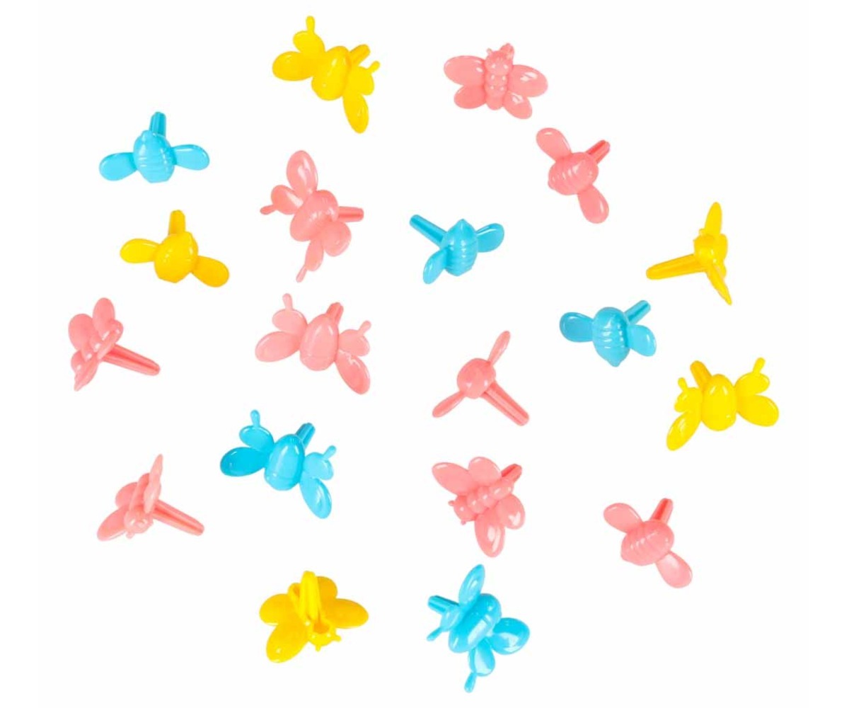 Magnetilise võidusõiduraja klotsikomplekti 310 osaga lõbusad värvilised putukad, mis kaunistavad mängukeskkonda.