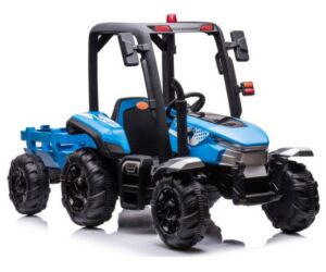 Laste elektriline traktor BLT-206 (2x200W) – sinine, esiosa vaade