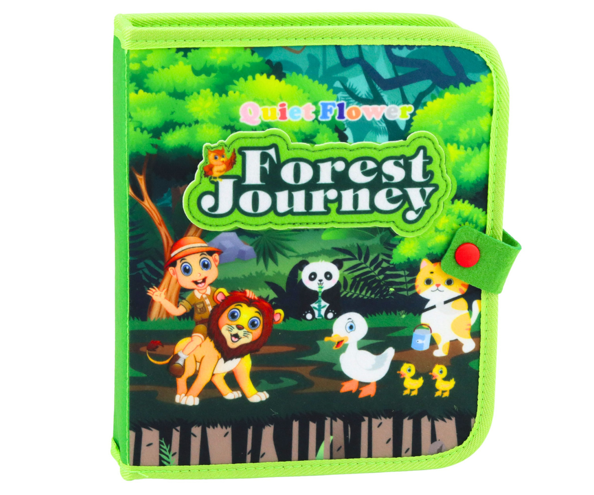 3D vildist sensoorne õpiraamat metsloomade ja liigutatavate detailidega