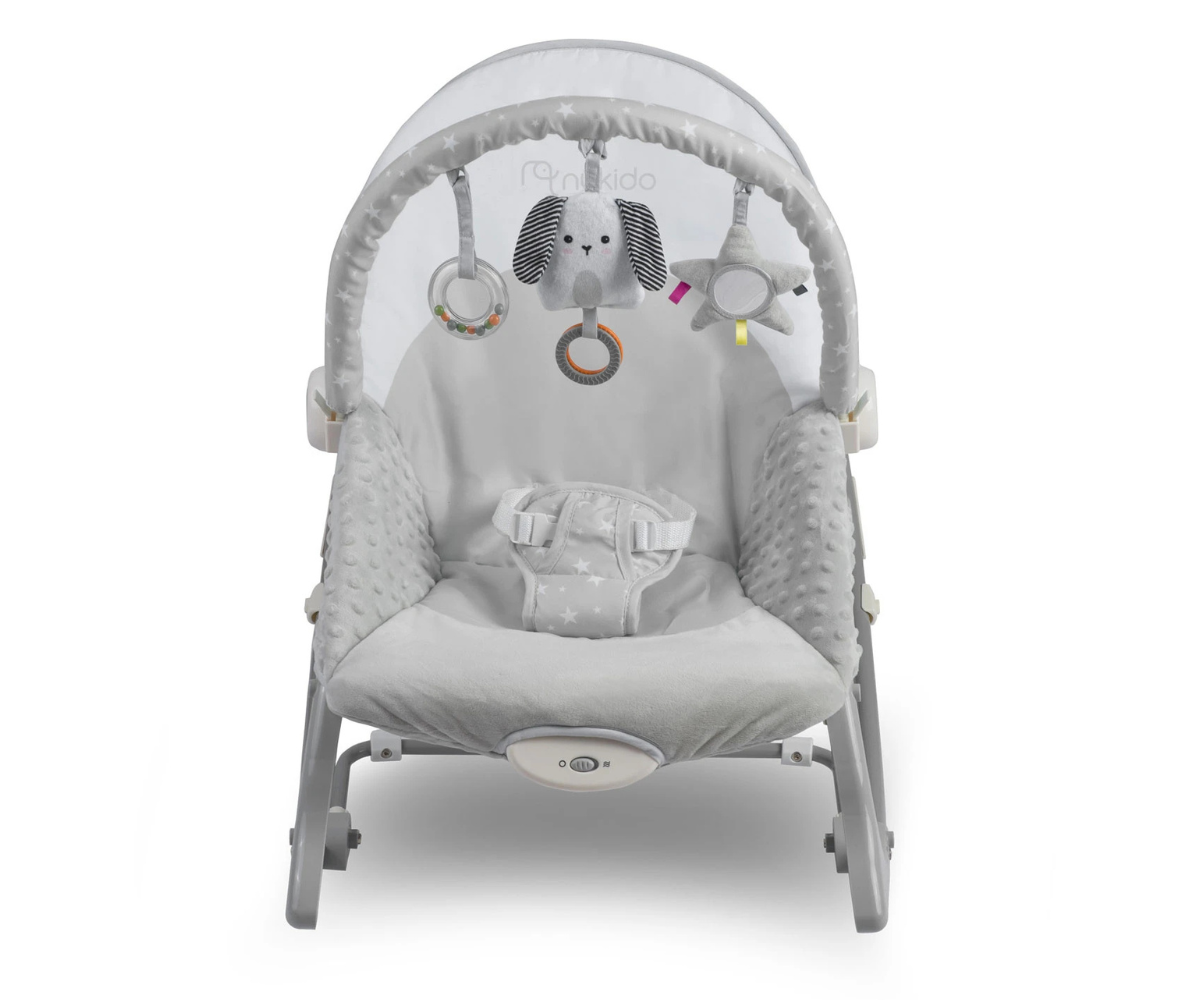 Nukido beebi lamamistool kiikumise lukustuse ja vibratsioonisüsteemiga
