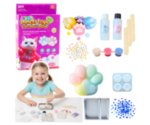 Sensoorne DIY squishy komplekt kassi käpa mänguasjade loomiseks