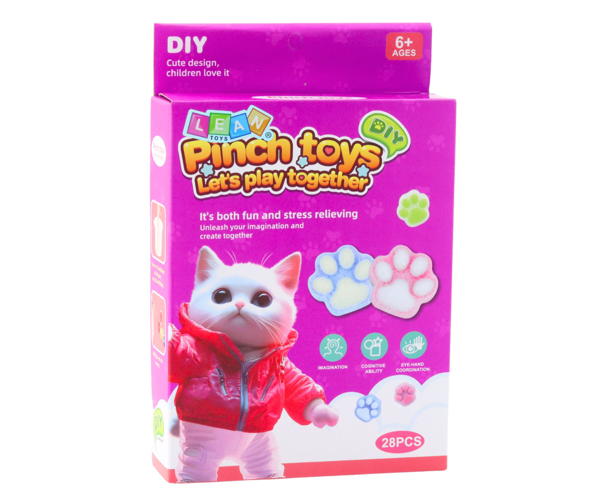 DIY squishy meisterdamise komplekt kassi käpa kujuliste mänguasjade valmistamiseks