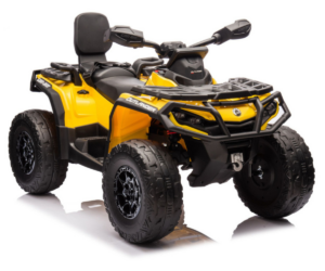 Elektriline laste ATV Can Am Outlander 4x4 DK-CA005 kollases värvitoonis